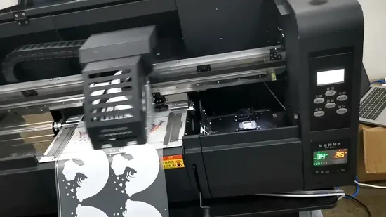 Cheap Price T Shirts Custom Label 4 Printhead White Ink Circulation Dtf Print